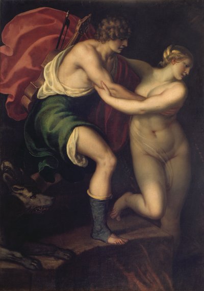 Orpheus en Eurydice door Alessandro Varotari